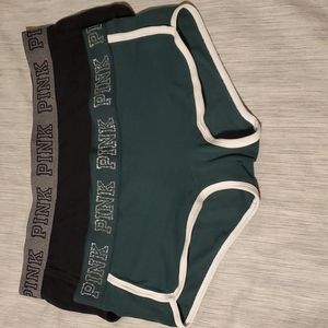 Victoria's Secret PINK 2 Pairs boyshorts size Large